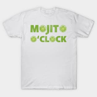 Mojito o'clock rum cocktail drinkers gift T-Shirt